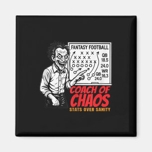 Coach Of Chaos Stats Over Sanity Fantasy Football Magnet