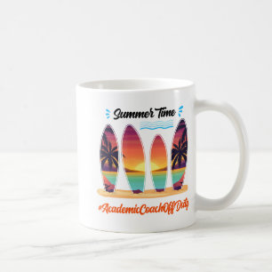 Coach Off Duty Summer Time End Of School Year  Coffee Mug