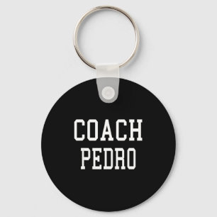 Coach Pedro Custom Football Soccer Baseball Team T Key Ring