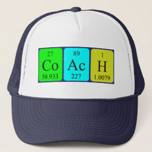 Coach periodic table name hat