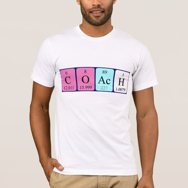 Coach periodic table name shirt (Front)