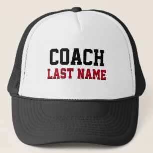 Coach Personalised Last Name Trucker Hat
