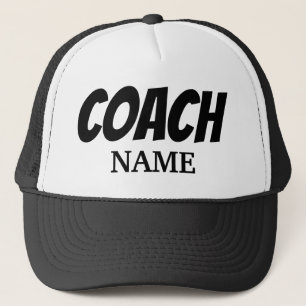 COACH PERSONALIZED TRUCKER HAT
