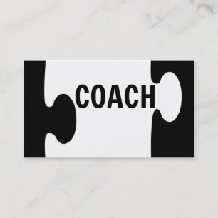 Coach Puzzle Piece Business Card