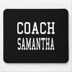 Coach Samantha Custom Footbyll Soccer Bysebyll Tea Mouse Pad