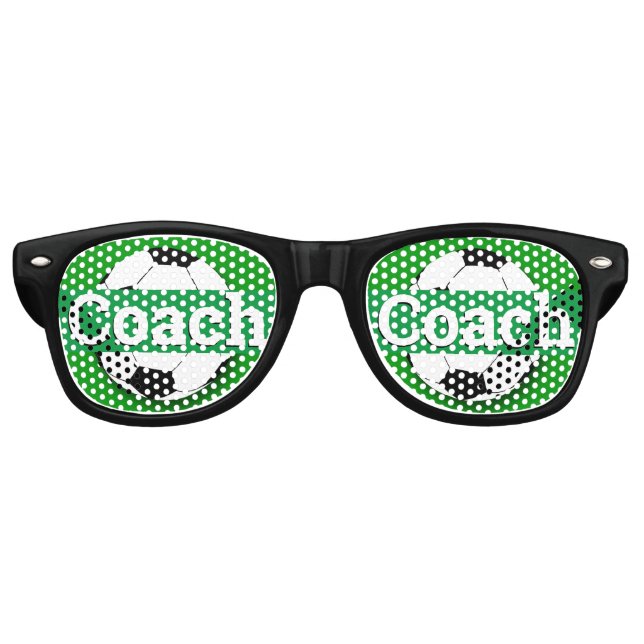 COACH Soccer retro Shades /Fun Party Sunglasses (Front)
