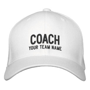 Coach Sports Team Hat - Custom Name