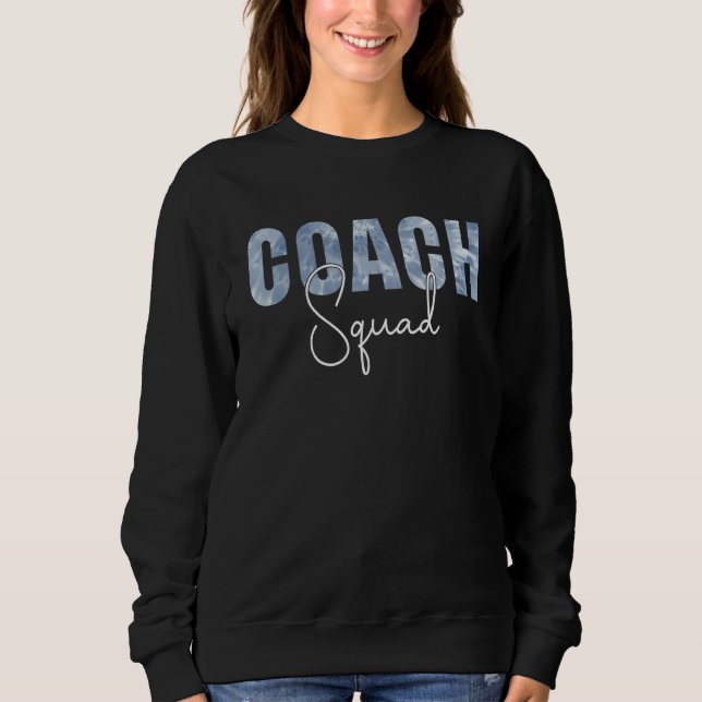 Coach Squad Tie Dye Appreciation Day Hello Back To Sweatshirt (Front)