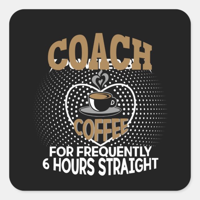 Coach Square Sticker (Front)
