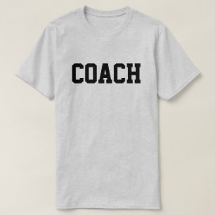 COACH T-SHIRT (FRONT and BACK)
