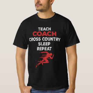 Coach Teacher Sports Teach Coach Cross Country Sle T-Shirt