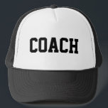 COACH Trucker Hat {Black}<br><div class="desc">The perfect gift for your coach!</div>