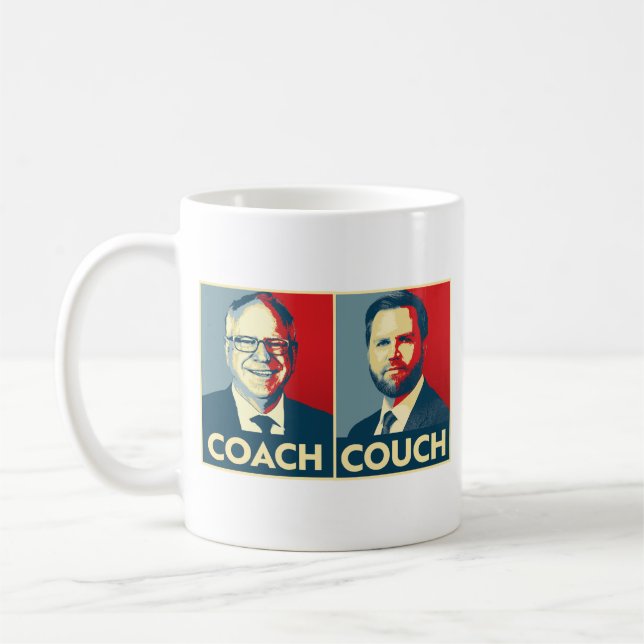 Coach vs Couch Coffee Mug (Left)