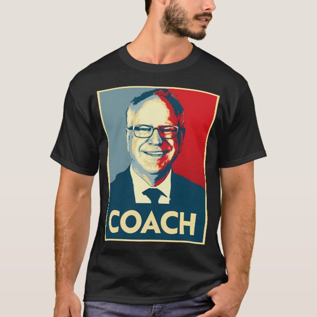 Coach Walz - Harris Walz 2024 T-Shirt (Front)
