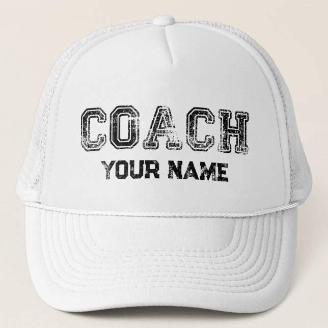 Coach Your Name Trucker Hat (Front)