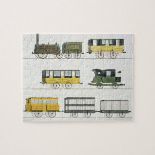 Coaches Employed on the Railway, plate 7 from 'Liv Jigsaw Puzzle