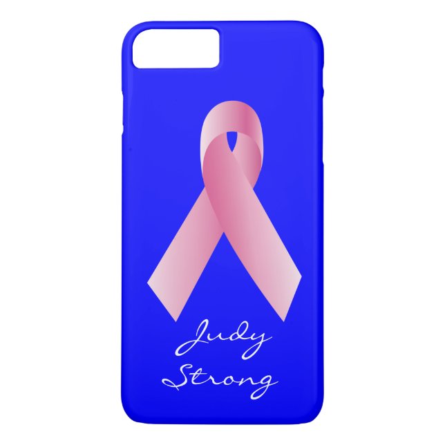 Coaches for a cause_Big Pink Ribbon_personalized Case-Mate iPhone Case (Back)
