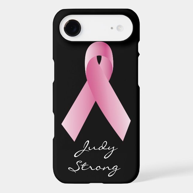 Coaches for a cause_Pink Ribbon_personalized Case-Mate iPhone Case (Back)