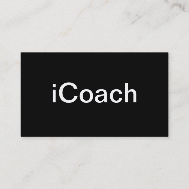 Coaching Business Card (Front)
