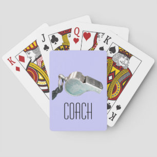 Coach's Whistle Playing Cards