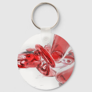 Coagulation Abstract Keychain