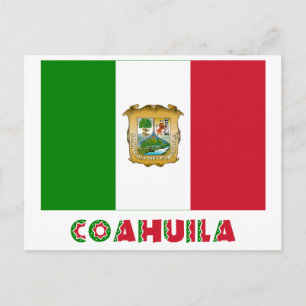 Coahuila Unofficial Flag Postcard
