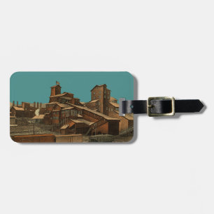 Coal Anthracite Coal Mining Coal Miner Mine Art Luggage Tag