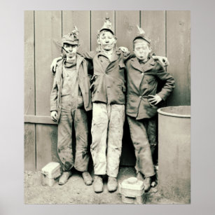 Coal Breaker Boys 1900 Poster