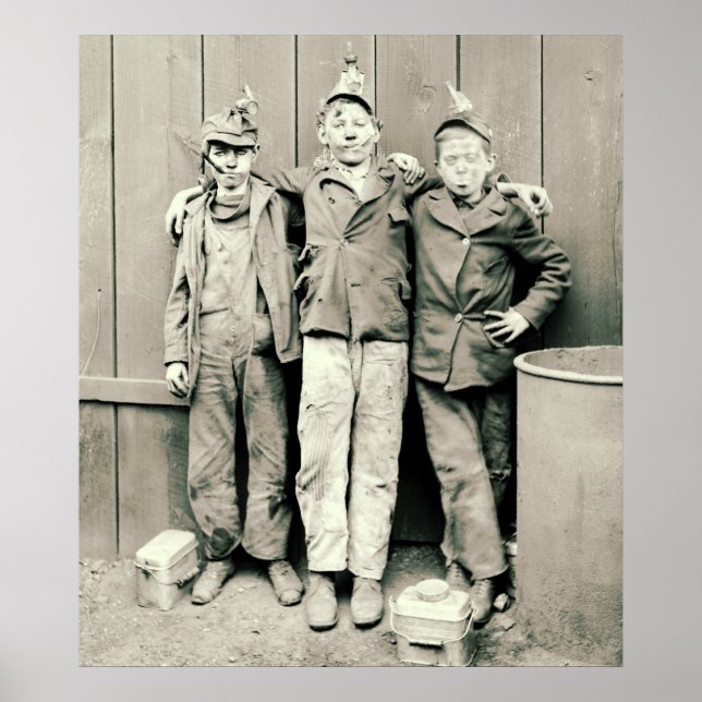 Coal Breaker Boys 1900 Poster (Front)
