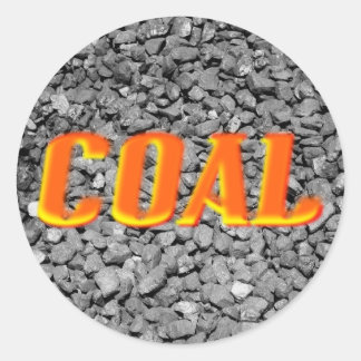 Coal Classic Round Sticker