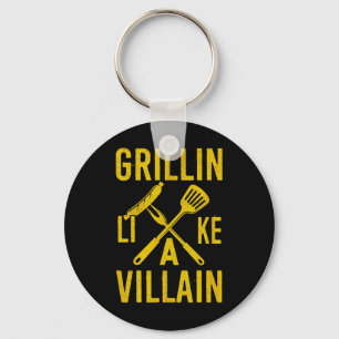 Coal Grilling Steak Cooking Beef Pork Grillin Like Key Ring