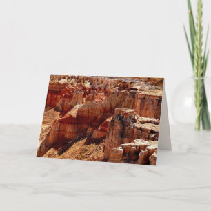 Coal Mine Canyon Blank Greeting Card