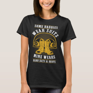 Coal Miner Daddy  Mining Mine Worker T-Shirt