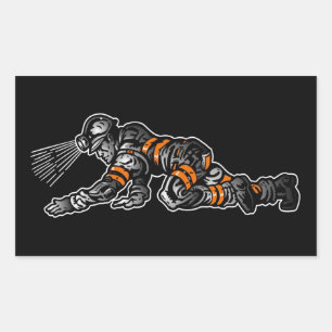COAL MINER RECTANGULAR STICKER