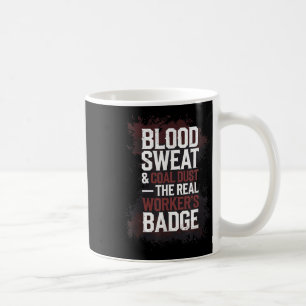 Coal Miner Underground Mining Hard Hat Worker Foss Coffee Mug