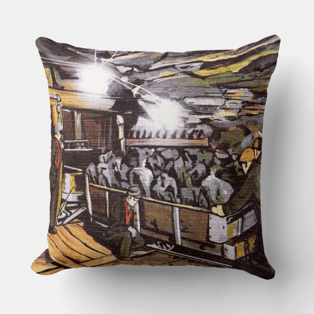 Coal Miners Cushion (Front)