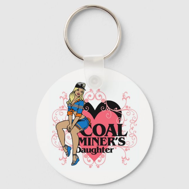 COAL MINER'S DAUGHTER KEY RING (Front)