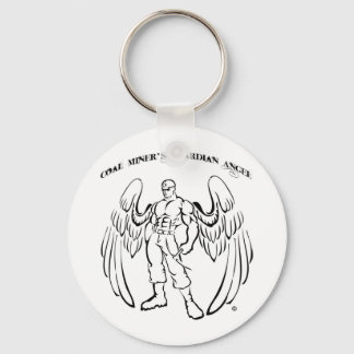 Coal Miner's Guardian Angel Key Ring