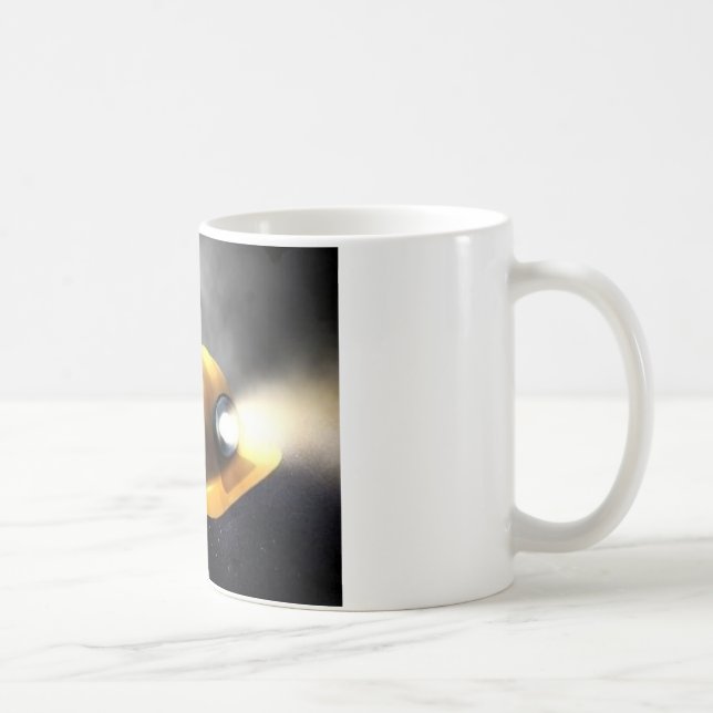 coal miners hat coffee mug (Right)