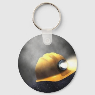coal miners hat key ring