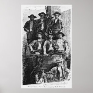 Coal Miners of Le Creusot during the Second Poster