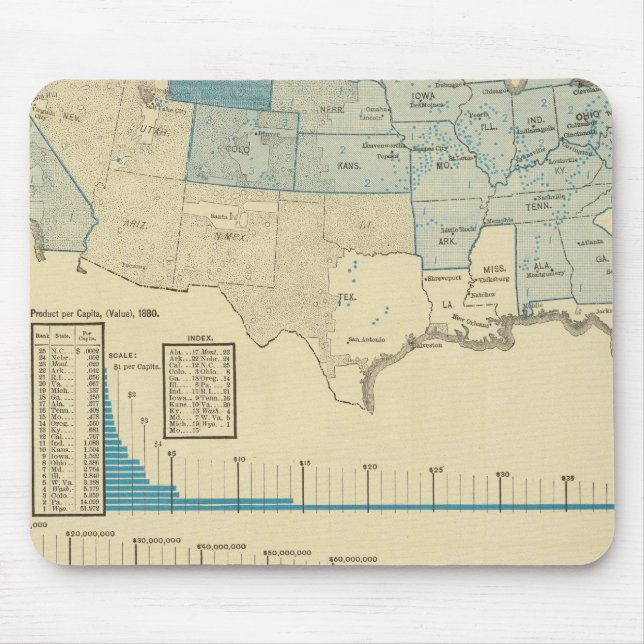 Coal mining regions mouse pad (Front)
