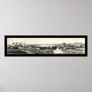 Coal Oil Puerto Rico Photo 1919 Poster