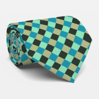 Coal Olive Teal Green Blue Aqua Turquoise Plaid