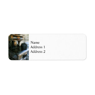 Coal Stove Return Address Label
