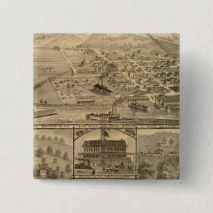Coal works of Joseph Walton 15 Cm Square Badge
