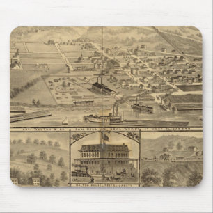 Coal works of Joseph Walton Mouse Pad