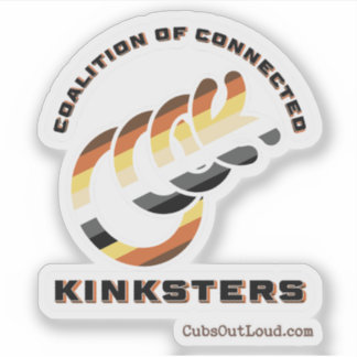 Coalition of Connected Kinksters Bear Pride Sticke