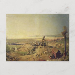 Coalmines and Clay Quarries at Montchanin Postcard