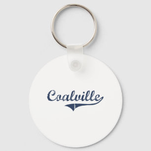 Coalville Utah Classic Design Key Ring
